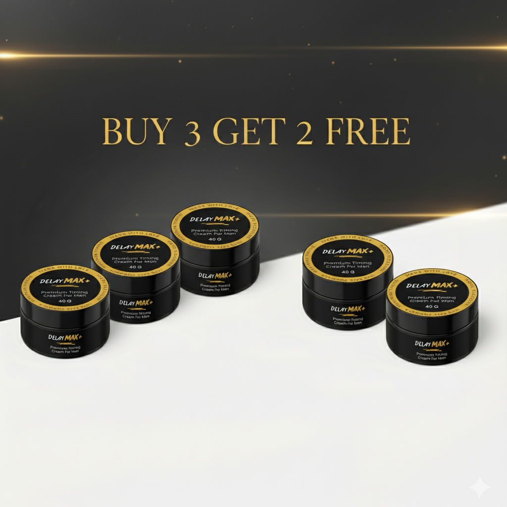 Buy 3 Get 2 Free (Save 4000) - DelayMax - Premium Timing Cream For Men